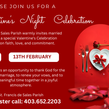 Valentine’s Day for Married Couples – Dinner for Two